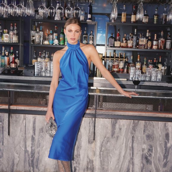 Elan - HALTER DRESS